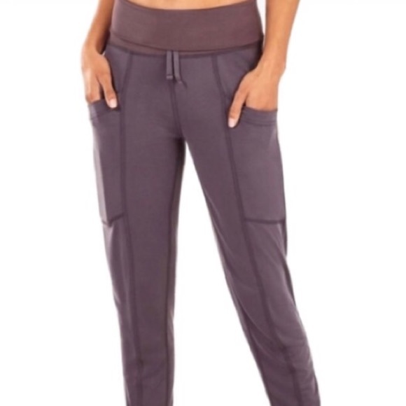 Fabletics Pants - Fabletics Maj Tricot Purple High-rise Joggers Pant